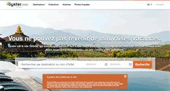 Desktop Screenshot of fr.oyster.com